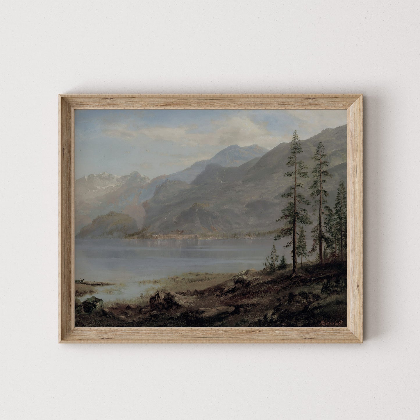 vue sur le lac