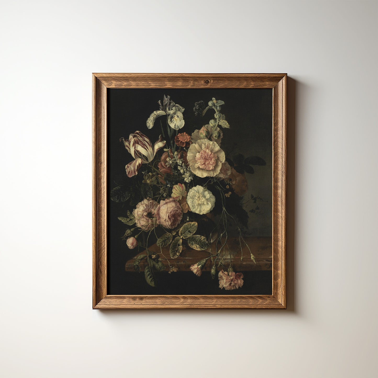 Pot de fleurs sauvages d’automne