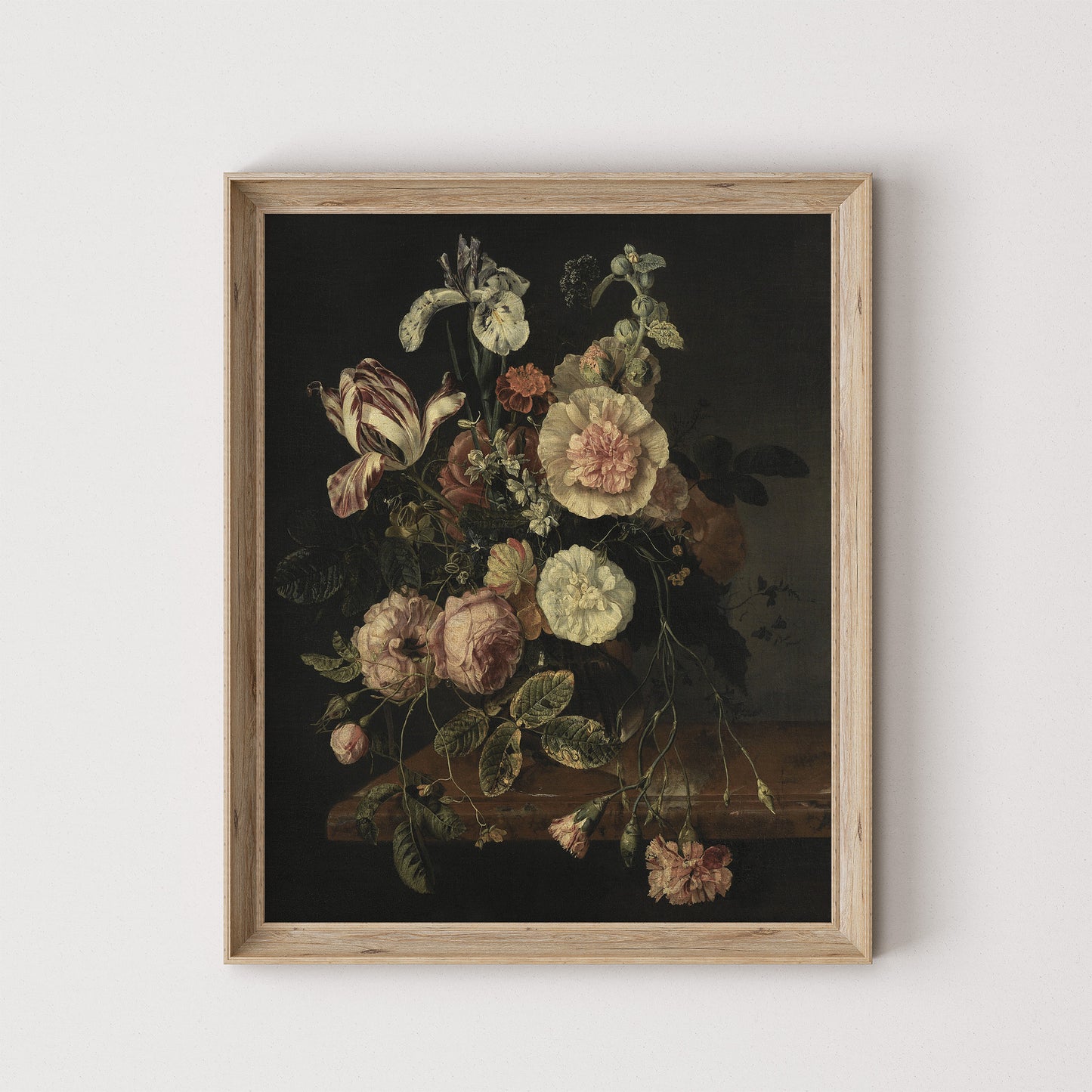 Pot de fleurs sauvages d’automne