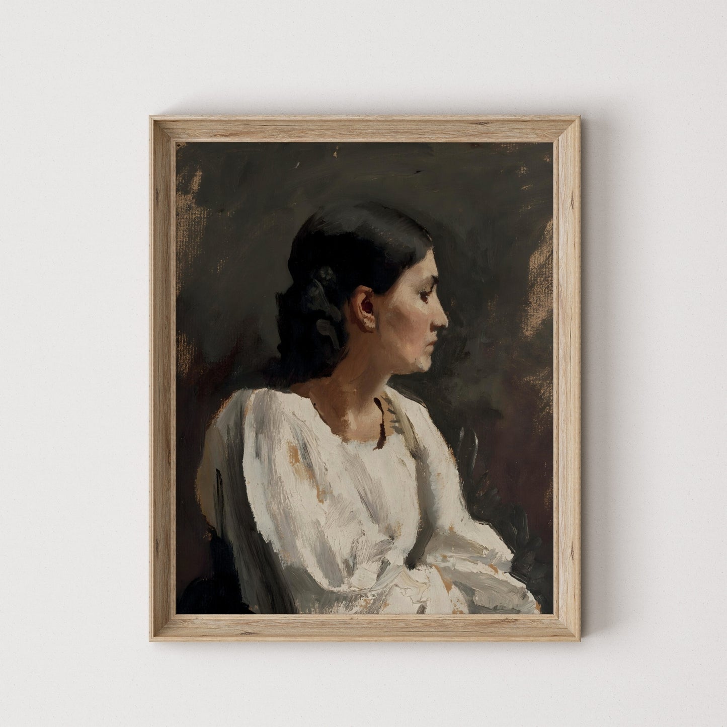 Portrait de femme italienne