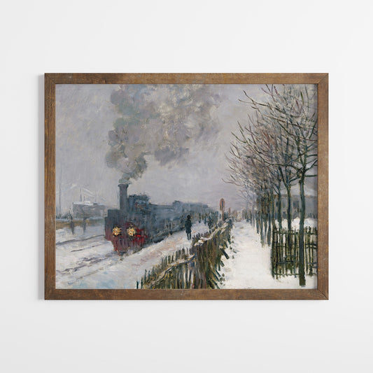 Train in Winter