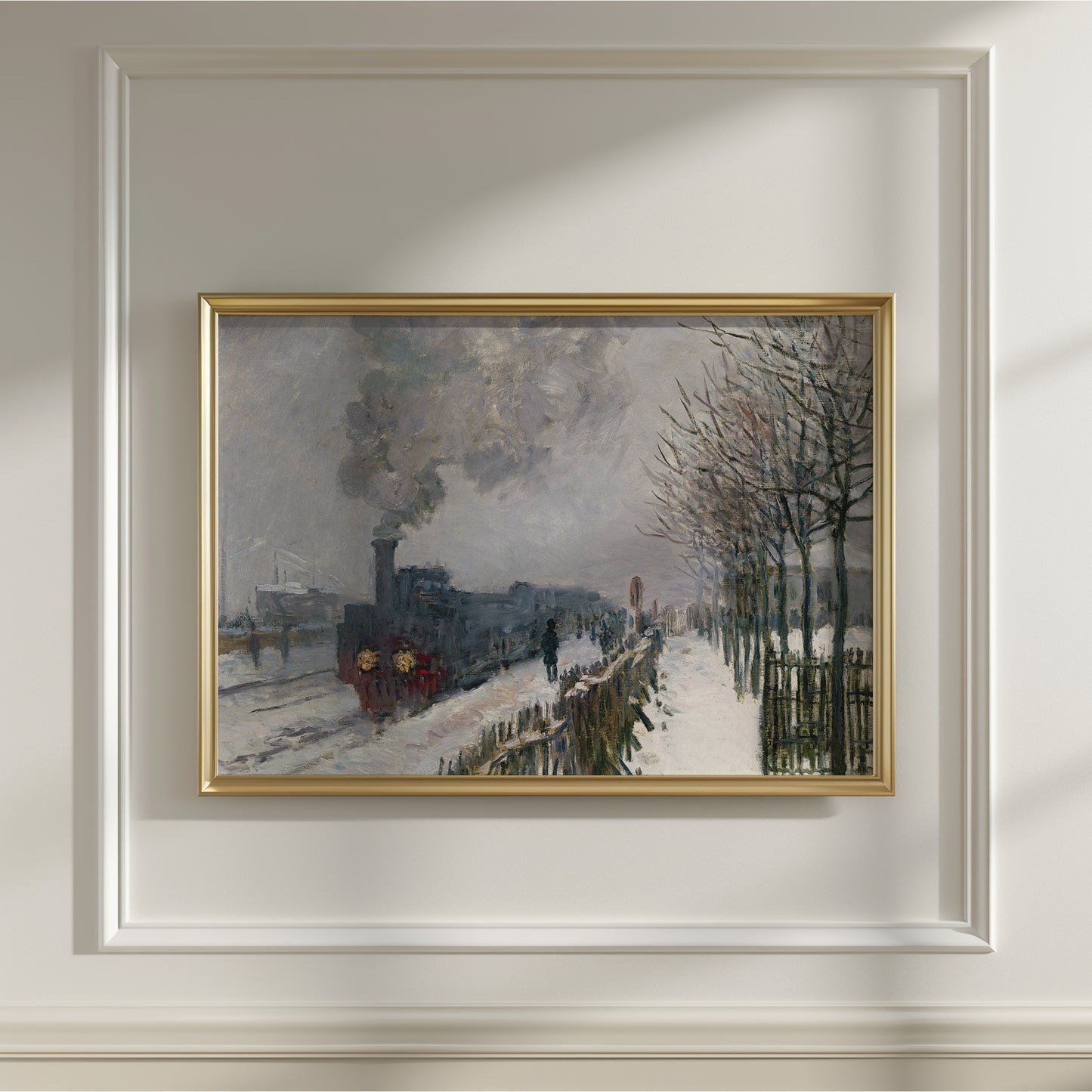 Train in Winter